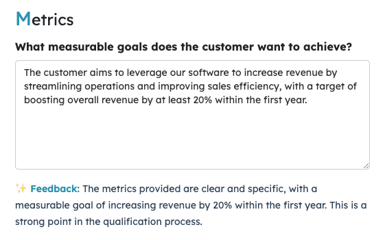 AI scoring of sales deals