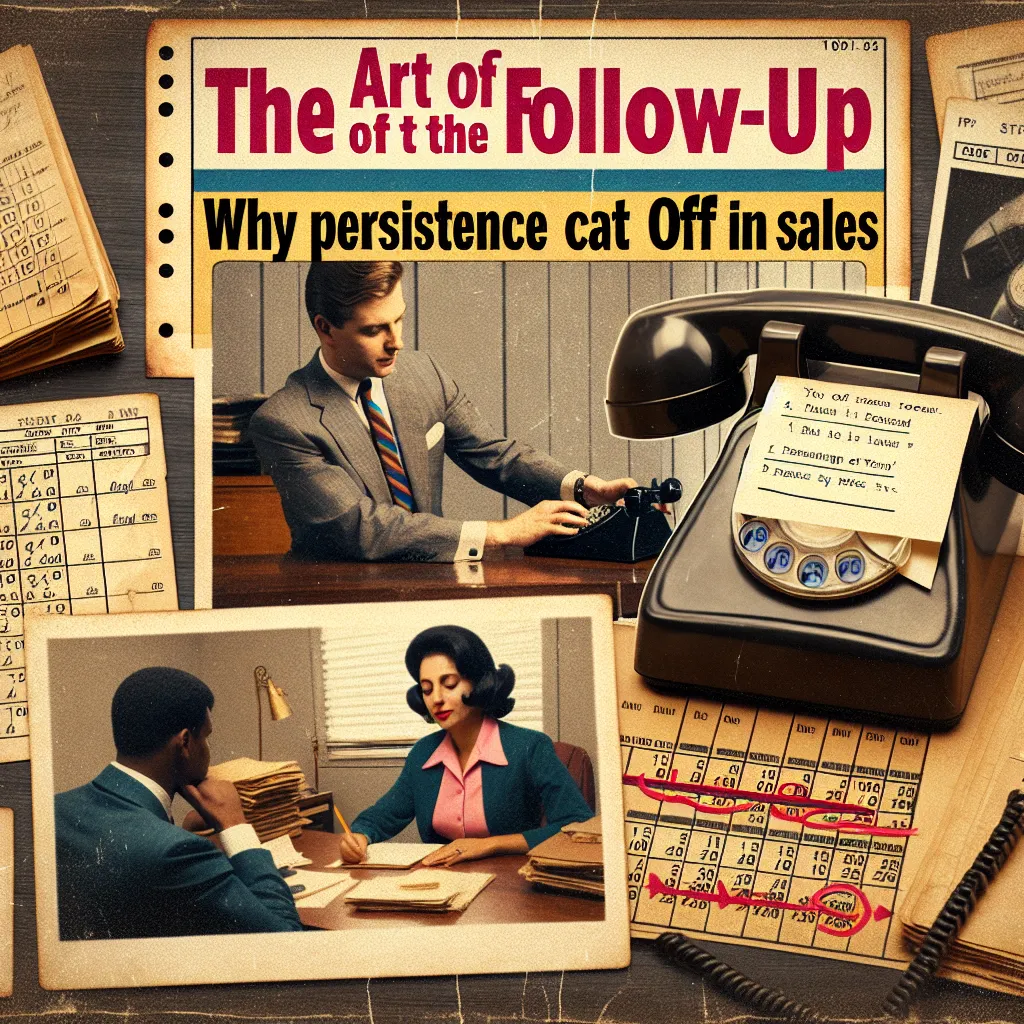 <p>The Art of the Follow-Up: Why Persistence Pays Off in Sales